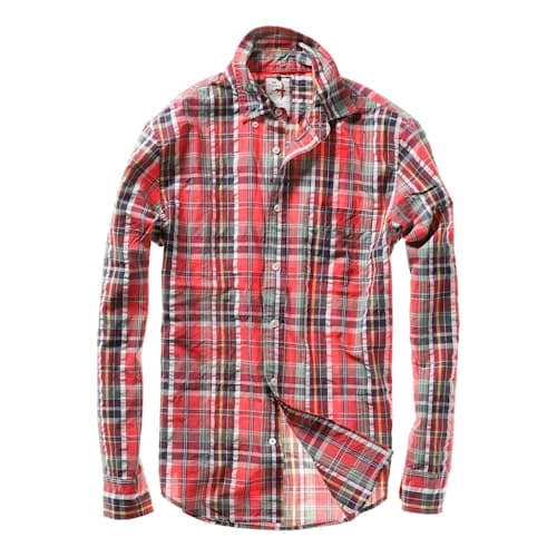 laydown image of Exploded Seersucker Shirt