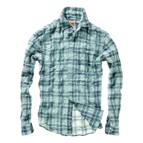 laydown image of Rumpled Lawn Ultralight Shirt