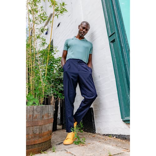 laydown image of Emory Skipper Polo Shirt