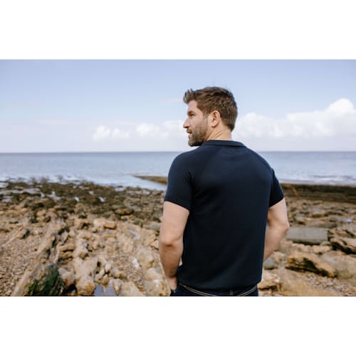 laydown image of Emory Skipper Polo Shirt