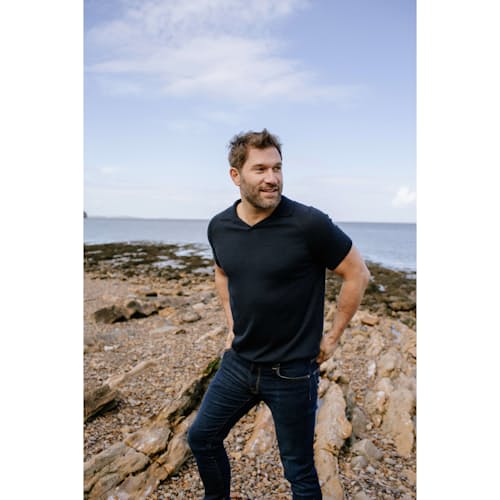 laydown image of Emory Skipper Polo Shirt