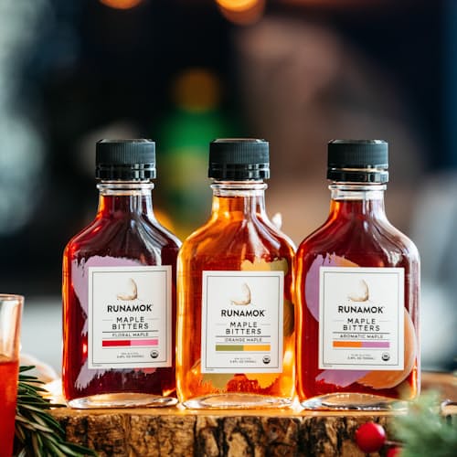 laydown image of Maple Bitters Gift Set