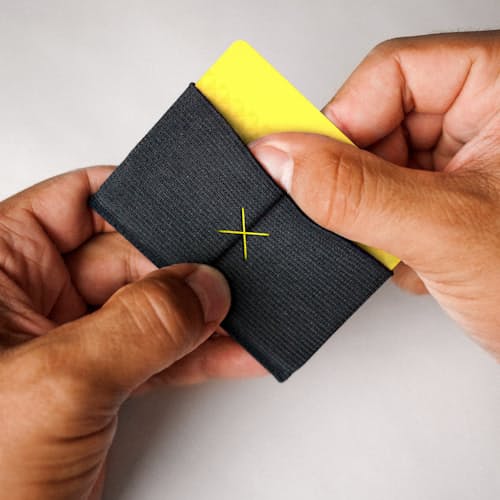 laydown image of Slim 1 Elastic Wallet