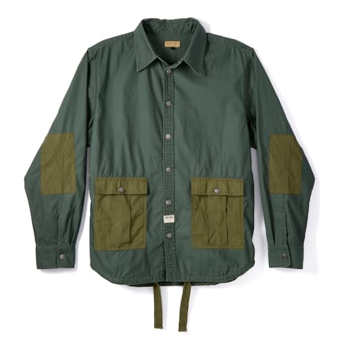 laydown image of Nylon Pocket Overshirt