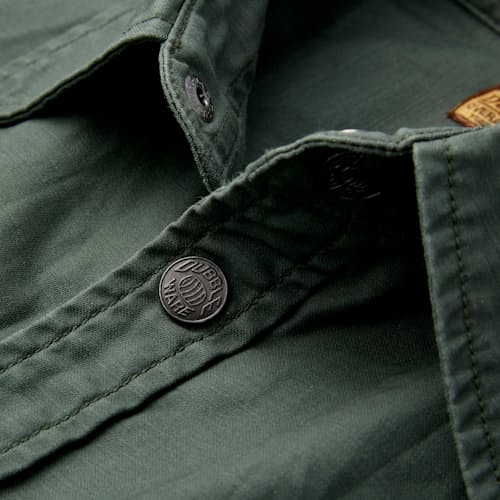 laydown image of Nylon Pocket Overshirt