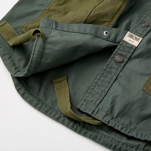 laydown image of Nylon Pocket Overshirt