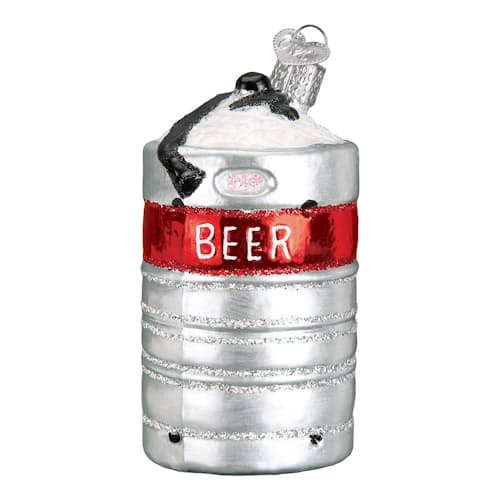 laydown image of Aluminum Beer Keg