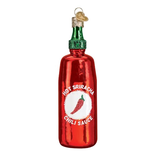 laydown image of Sriracha Sauce
