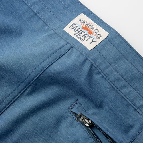 laydown image of Retro Surf Stripe Board Short - 7"