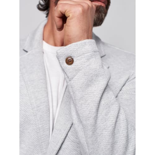 on model image of Inlet Knit Blazer