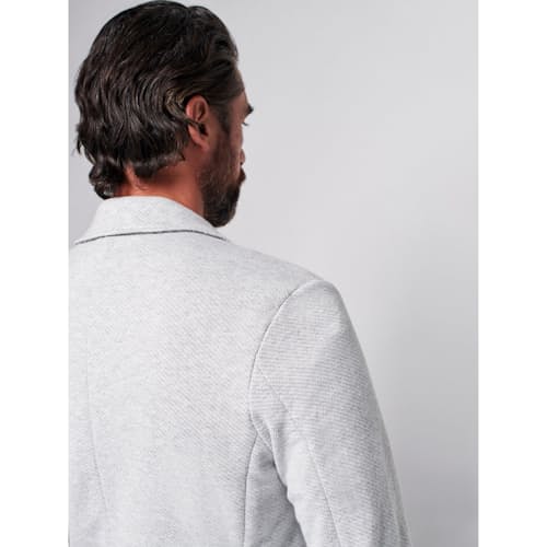 on model image of Inlet Knit Blazer