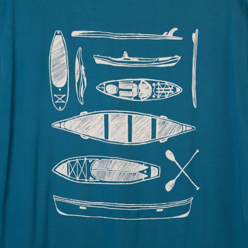 laydown image of Paddle Out Graphic Tee