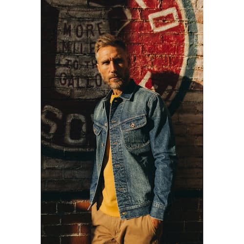 laydown image of Huckberry x Taylor Stitch Long Haul 18-Month Wash Jacket