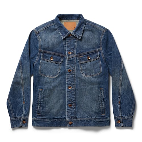 laydown image of Huckberry x Taylor Stitch Long Haul 18-Month Wash Jacket