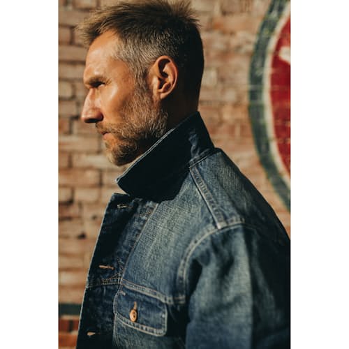 laydown image of Huckberry x Taylor Stitch Long Haul 18-Month Wash Jacket