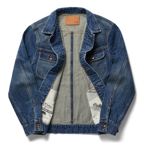 laydown image of Huckberry x Taylor Stitch Long Haul 18-Month Wash Jacket