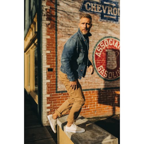laydown image of Huckberry x Taylor Stitch Long Haul 18-Month Wash Jacket