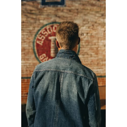 laydown image of Huckberry x Taylor Stitch Long Haul 18-Month Wash Jacket