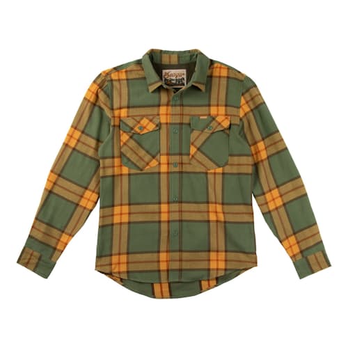 laydown image of Calico Flannel Shirt