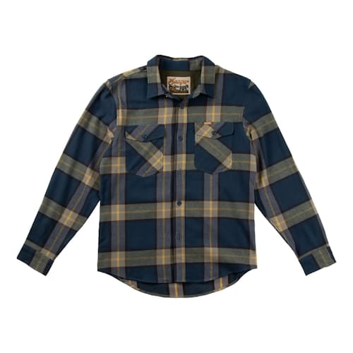 laydown image of Calico Flannel Shirt