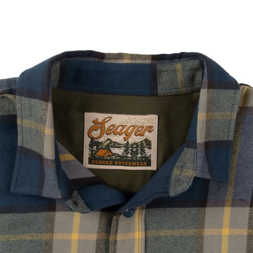 laydown image of Calico Flannel Shirt
