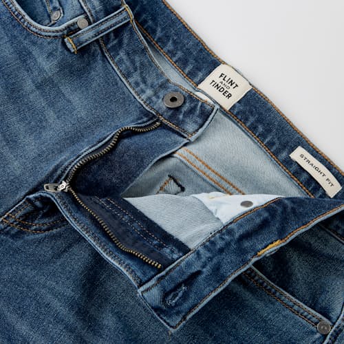 laydown image of Everyday Stretch Denim - Straight