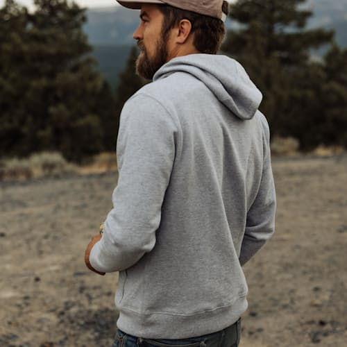 laydown image of Camp Fleece Pullover
