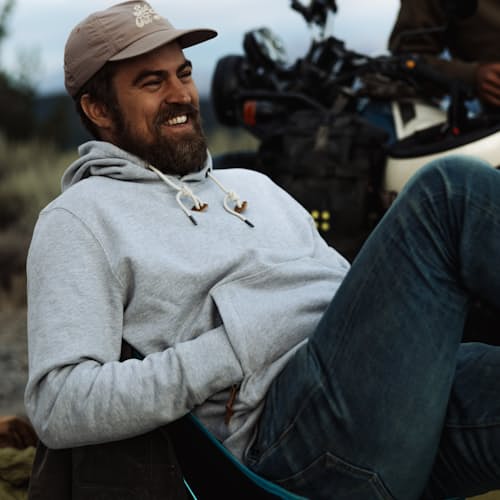 laydown image of Camp Fleece Pullover