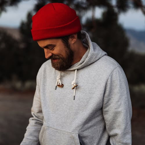 laydown image of Camp Fleece Pullover