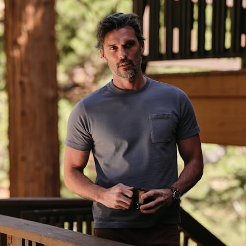 laydown image of Heavyweight Pocket Tee