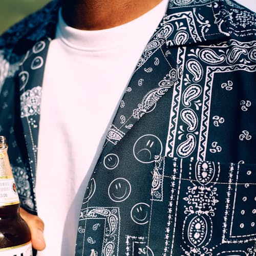 lifestyle image of Bandana Camp Shirt