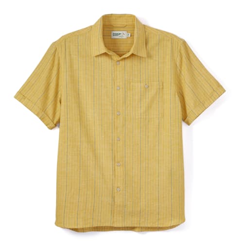 laydown image of Easy Hemp Short Sleeve Shirt