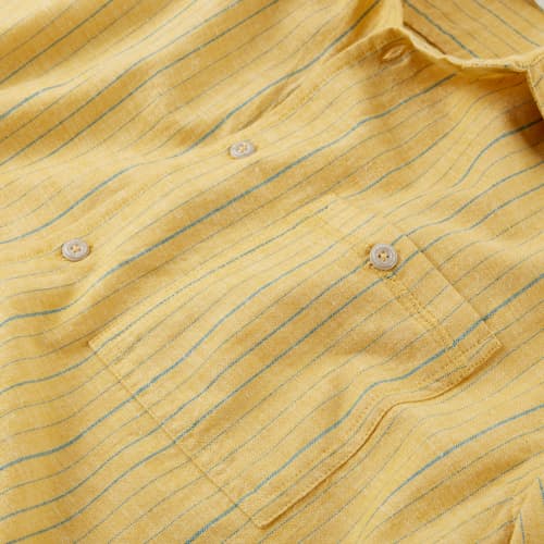 laydown image of Easy Hemp Short Sleeve Shirt