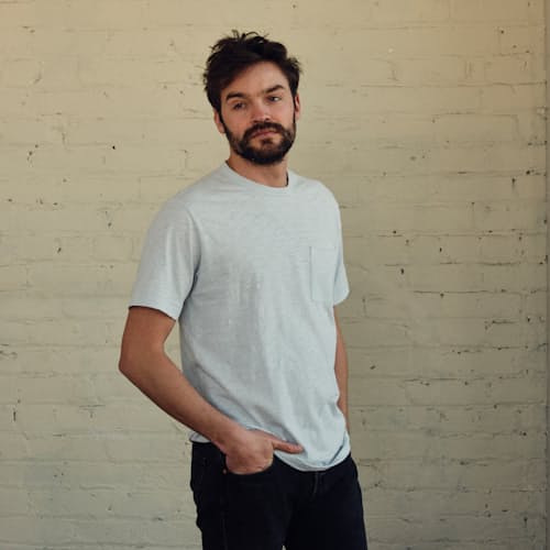 laydown image of Slub Pocket T-Shirt