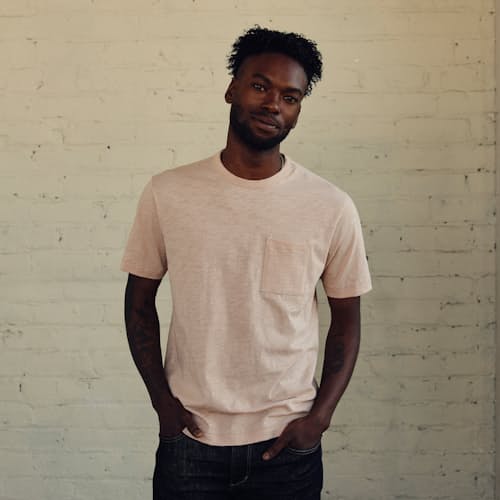 lifestyle image of Slub Pocket T-Shirt