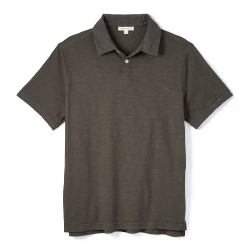 laydown image of Slub Polo Shirt