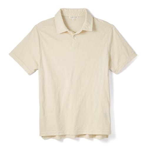 laydown image of Slub Polo Shirt