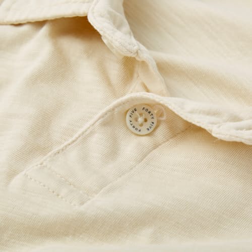 lifestyle image of Slub Polo Shirt