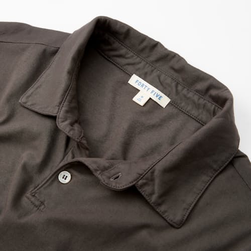 laydown image of Supima Polo Shirt