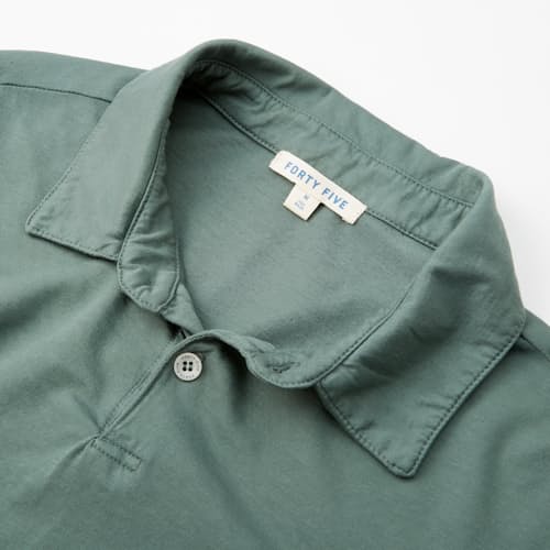 laydown image of Supima Polo Shirt
