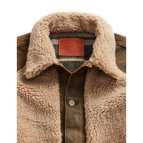 laydown image of Denim Grizzly Jacket
