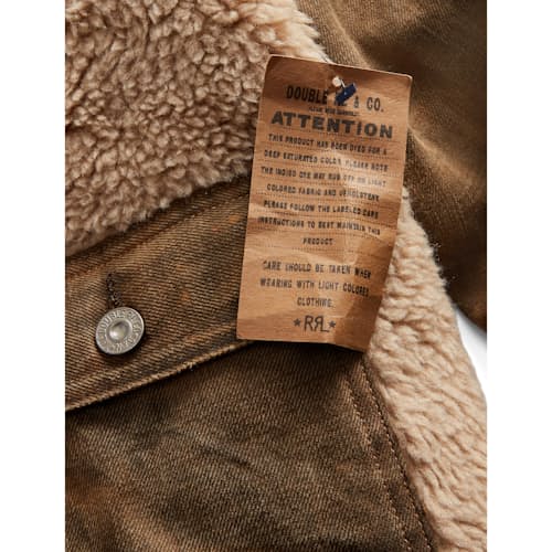 laydown image of Denim Grizzly Jacket