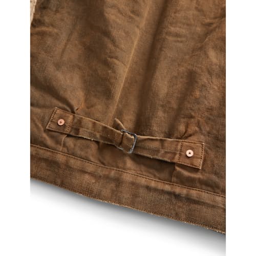 laydown image of Denim Grizzly Jacket