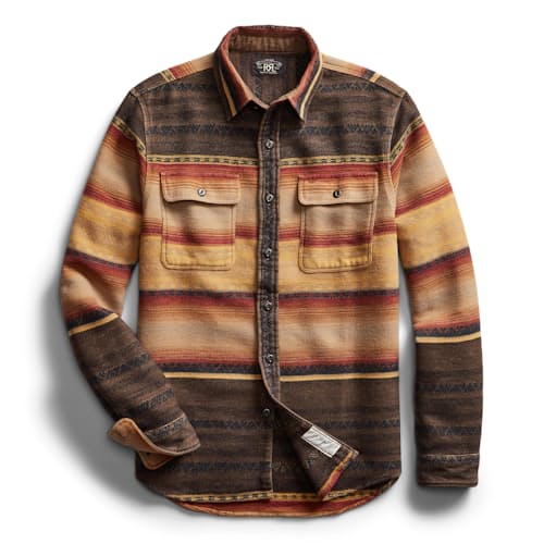 laydown image of Matlock Flannel Workshirt