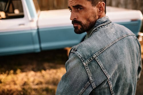 lifestyle image of Lot-271 Denim Trucker Jacket