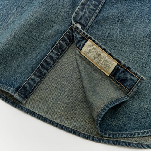 lifestyle image of Denim Buffalo Western Workshirt