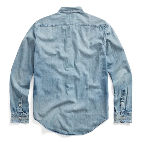 laydown image of Lot-93 Denim Work Shirt