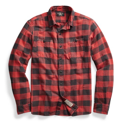 laydown image of Farrell Workshirt