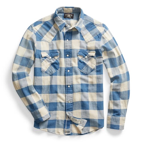 laydown image of Buffalo Western Shirt