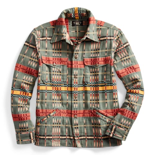laydown image of Brown Bear Overshirt